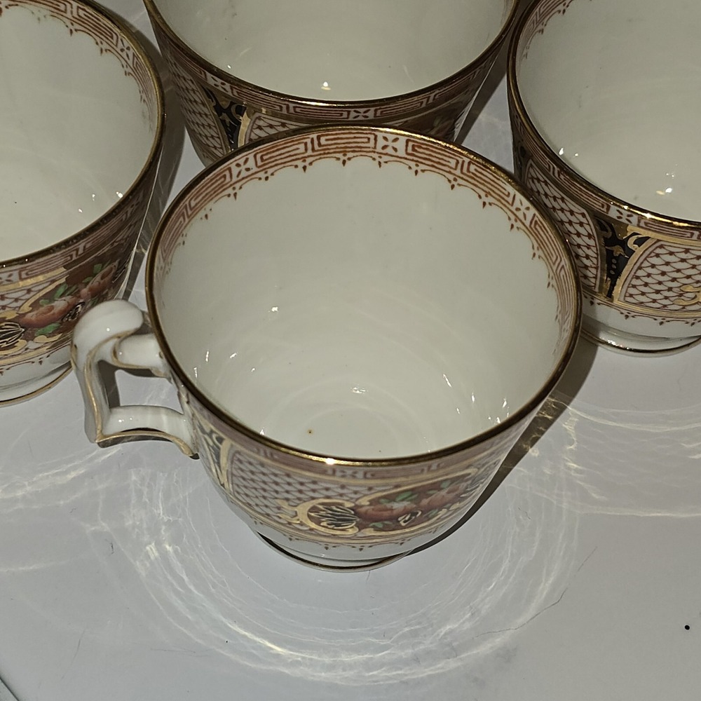 Vintage Fenton Mocha 3326 Bone China Fenton England 8 Piece Tea Set - Picture 6 of 16